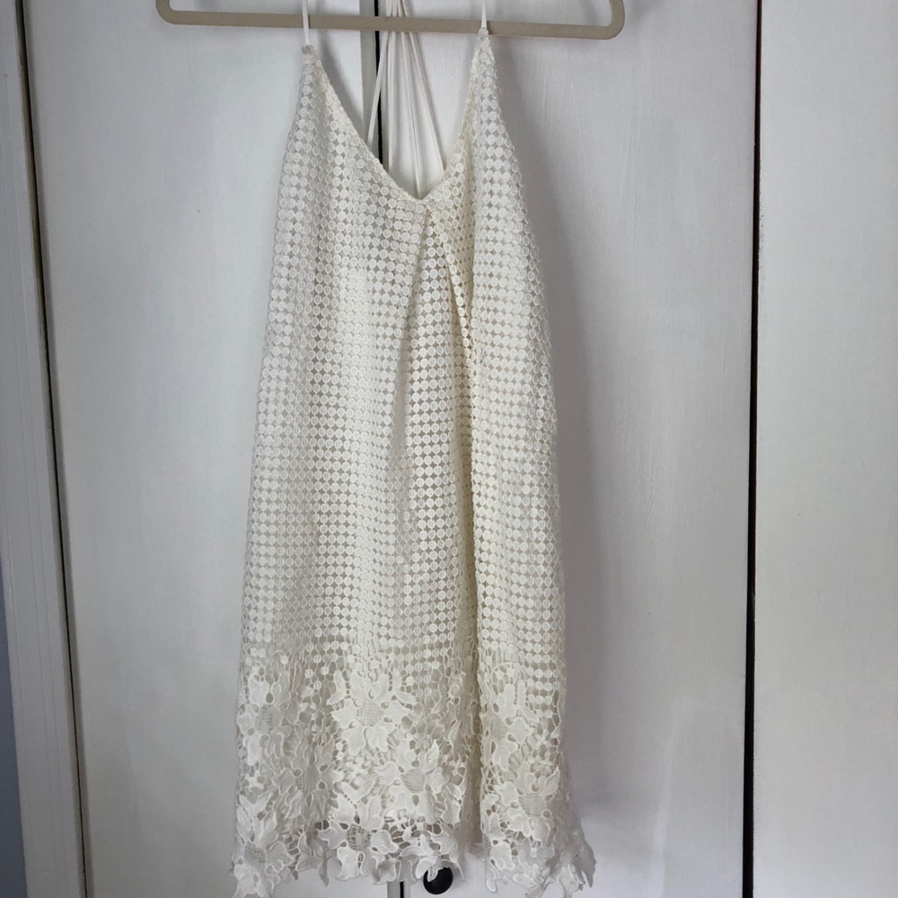 ASTR white lace dress